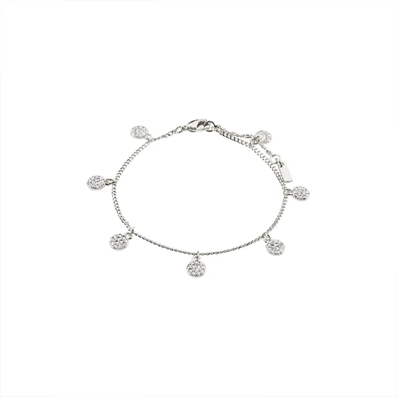 luxury bangle bracelets for women-Chayenne Silver Plated Bracelet