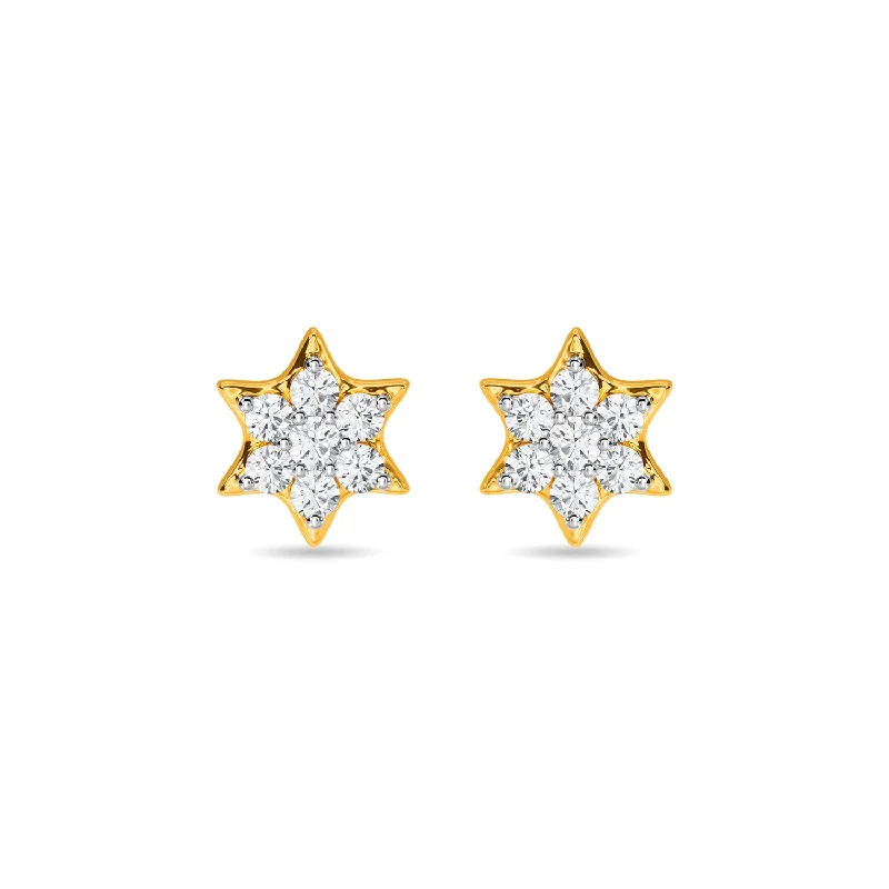 zircon earrings for women-Aziza Earring