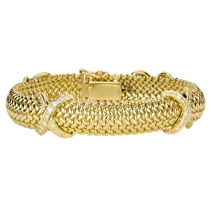 chunky bracelets for women-Bracelet - Diamond