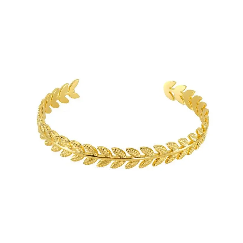 gemstone bangles for women-Gold Braided Cuff Bracelet - Adjustable Minimalist Fashion Accessory