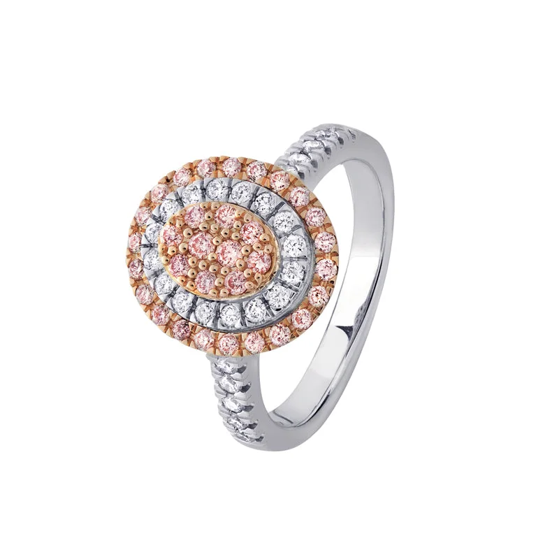 diamond rings for women-Blush Sunrise Ring