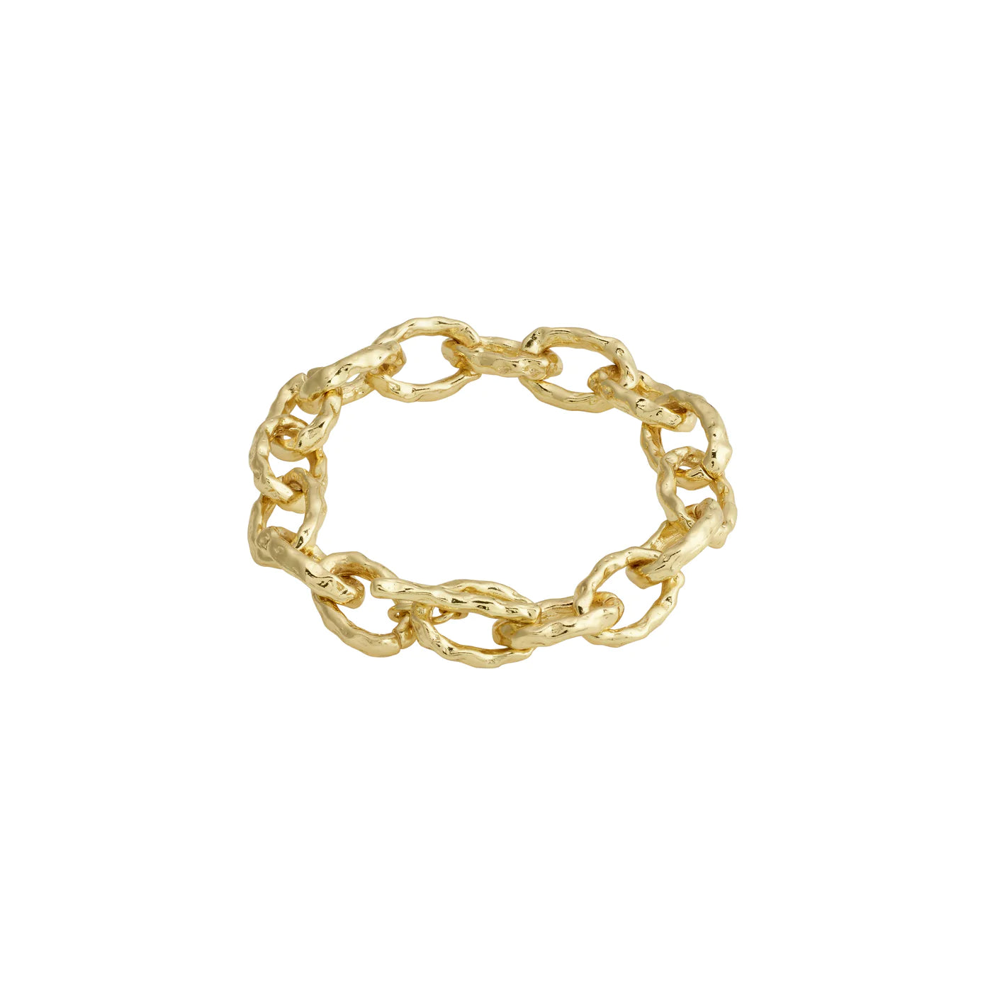 bangle bracelets with charms-Reflect Gold Plated Bracelet