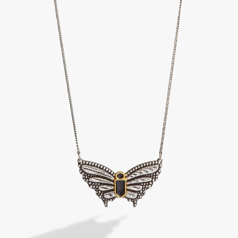 infinity necklaces for women-Antique Butterfly Necklace