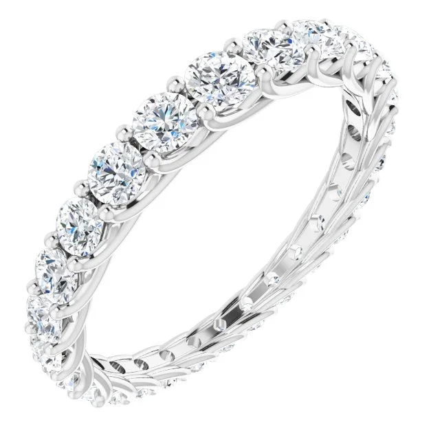 diamond cocktail rings for women-1.25 ct. Graduated Diamond Trellis Eternity Band