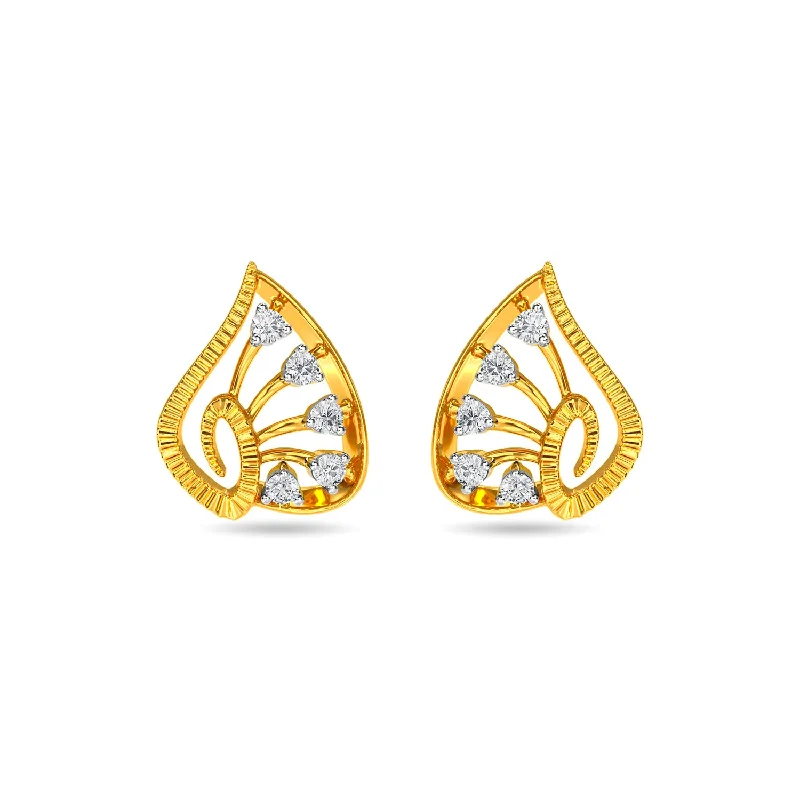 white gold earrings for women-Cruz Earring