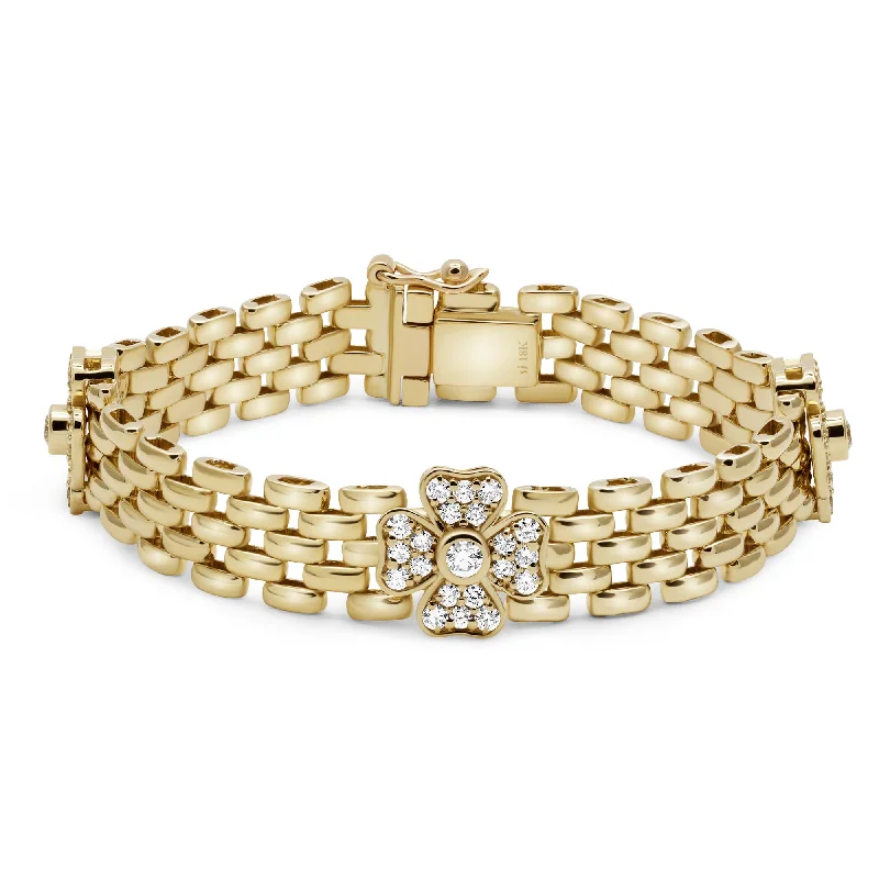 gold bracelet sets for women-Bracelet - Diamond