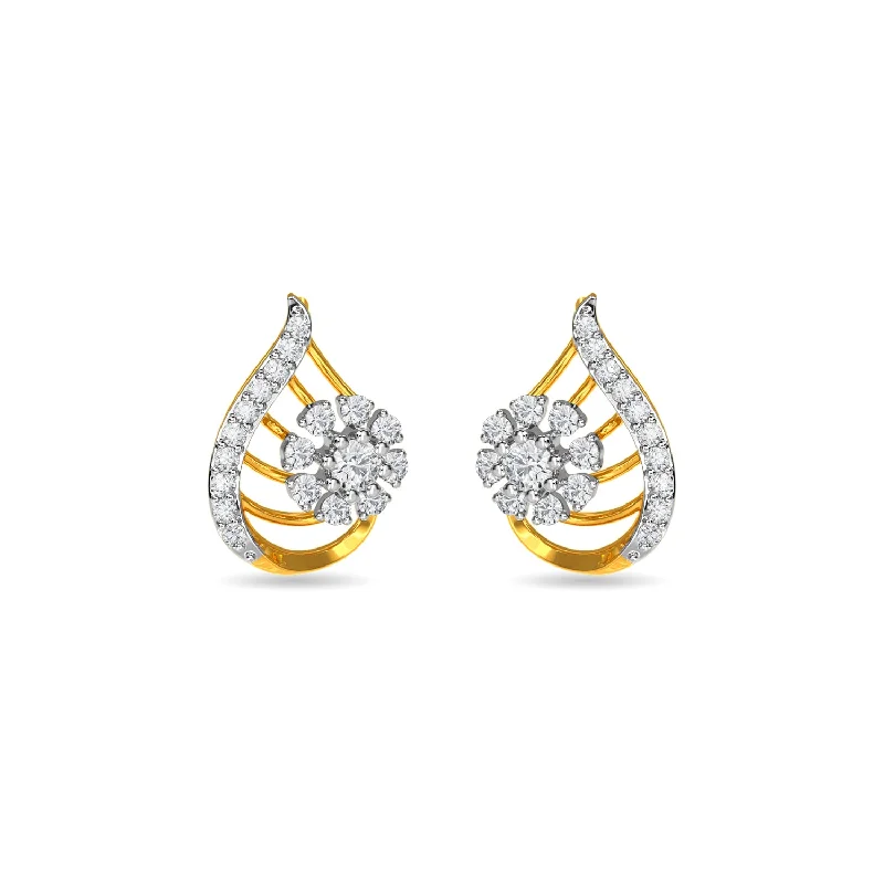 crystal earrings for women-Farah Earring