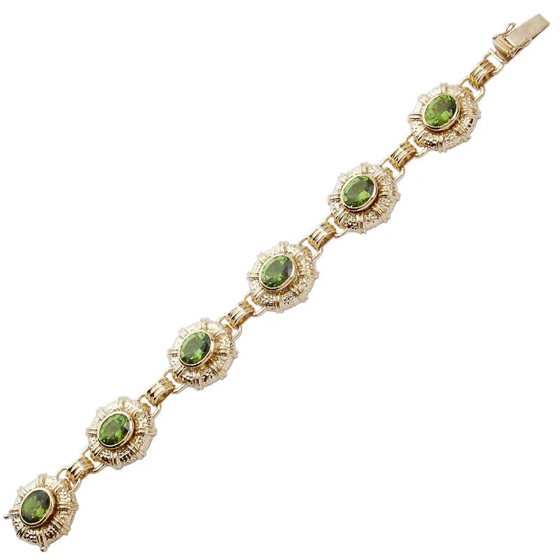 beaded bracelets for women-Bracelet- Peridot