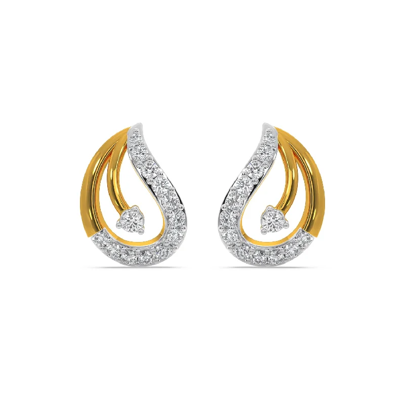 gold stud earrings for women-India Earring