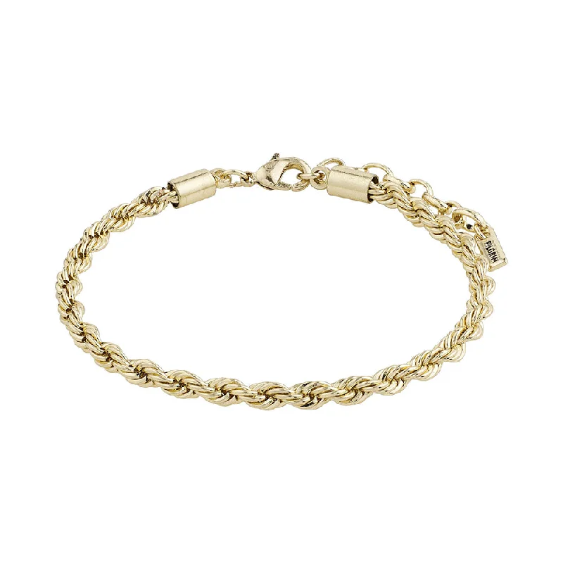 beaded bangles for women-Pam Gold Plated Bracelet