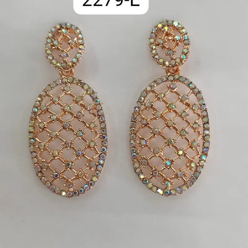 statement hoop earrings for women-Khushboo Jewellers Austrian Stone Dangler Earrings