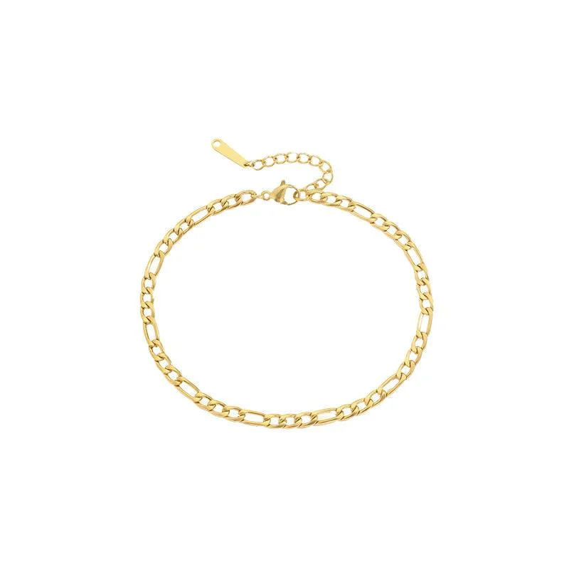 beautiful bangles for women-Paros Cuban Chain Link Anklet