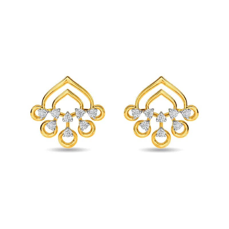 elegant earrings for women-Menaa Earring